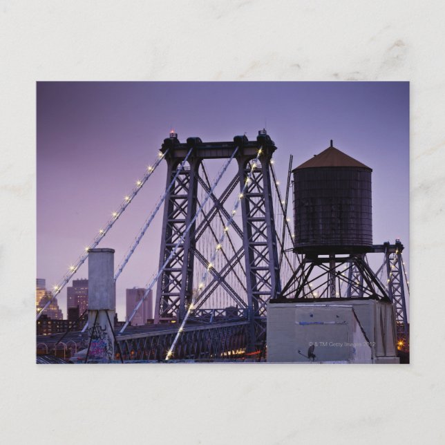 Williamsburg Bridge Postkarte (Vorderseite)