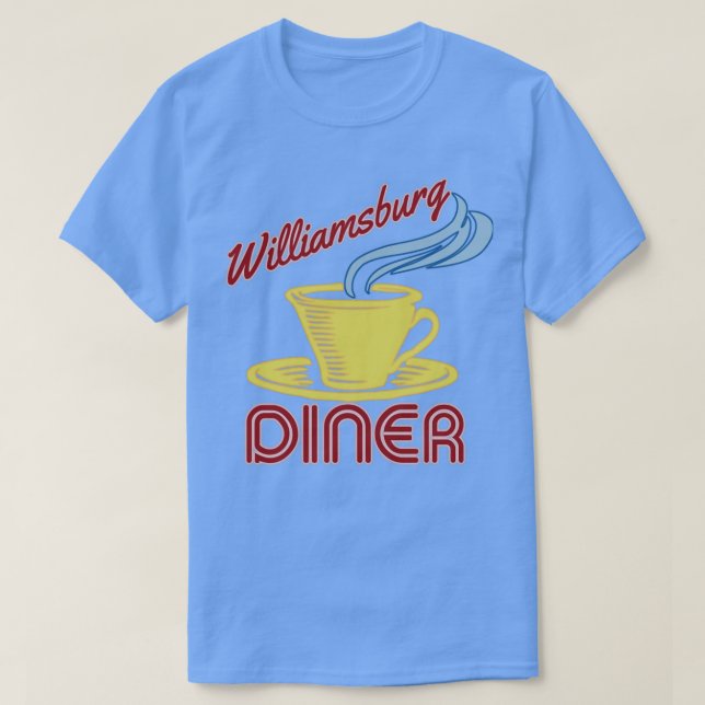 Williamsburg Diner von 2 Broke Girls T-Shirt (Design vorne)