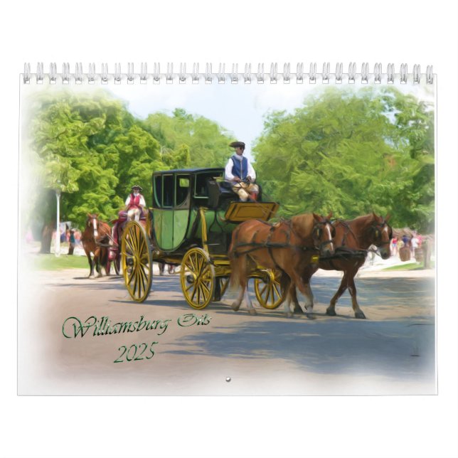 Williamsburg-Öle-Kalender 2025 Kalender (Titelbild)