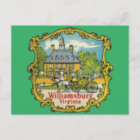 Williamsburg Virginia - Postkarte