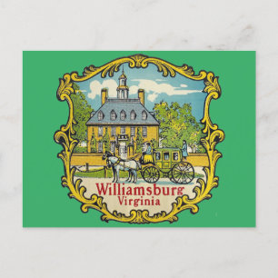 Williamsburg Virginia - Postkarte