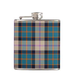 Williamson alter Tartan kariert Flachmann