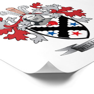 Williamson Familienwappen Coat of Arms Poster