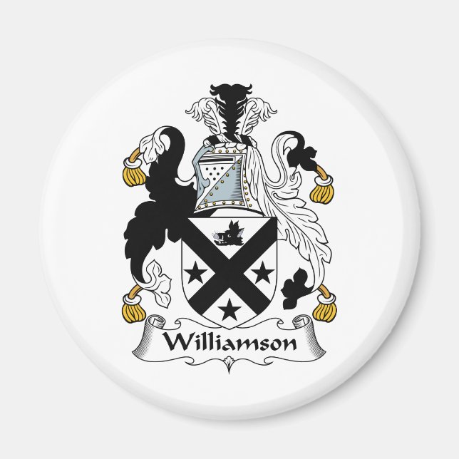 Williamson Familienwappen Magnet (Vorne)