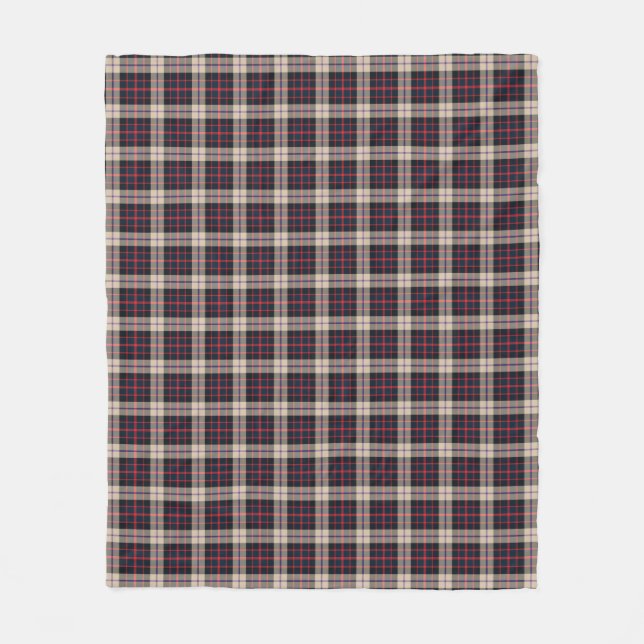 Williamson moderne Tartan-Fleece-Decke, 50" x60 " Fleecedecke (Vorderseite)