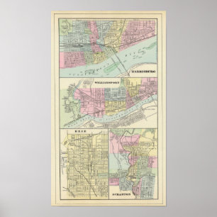 Williamsport, Erie, Scranton Poster