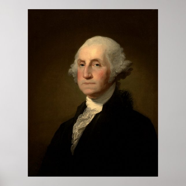 Williamstown Portrait von George Washington Poster (Vorne)