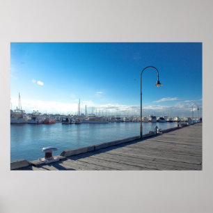 Williamstown wharf poster