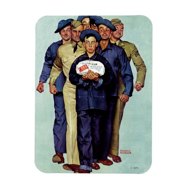 Willie Gillis' Package von Zuhause Magnet (Vertikal)