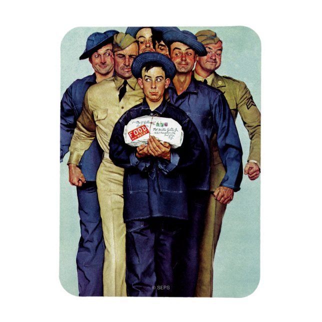 Willie Gillis' Package von Zuhause Magnet (Vertikal)