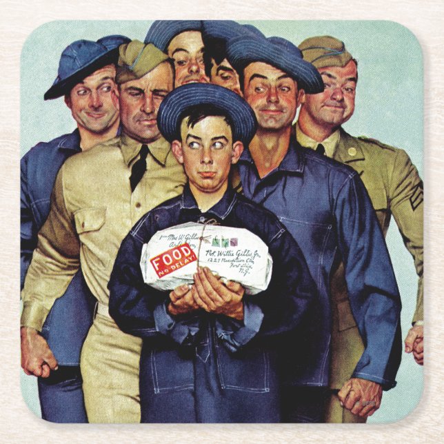 Willie Gillis' Package von Zuhause Rechteckiger Pappuntersetzer (Vorderseite)