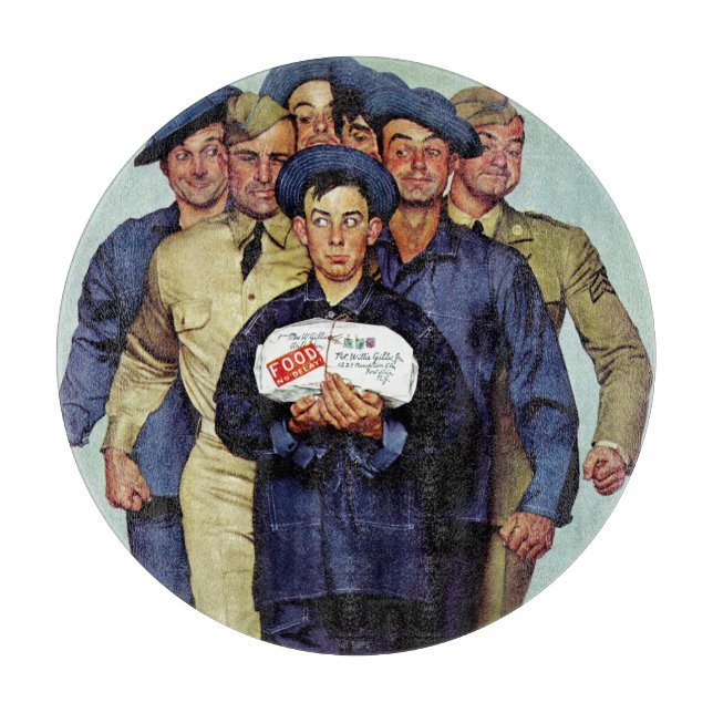 Willie Gillis' Package von Zuhause Schneidebrett (Vorderseite)