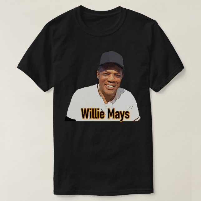 Willie Mays Classic T Shirt (Design vorne)