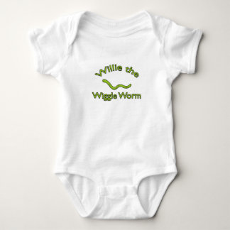 Willie the Wiggle Worm Baby One Piece Strampler