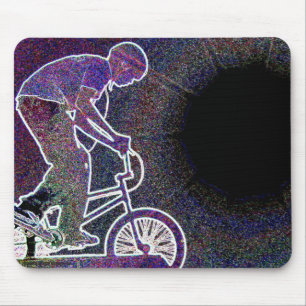 WillieBMX der glühende Rand Mousepad
