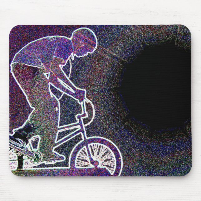 WillieBMX der glühende Rand Mousepad (Vorne)