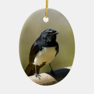 WillieWagtail Keramikornament
