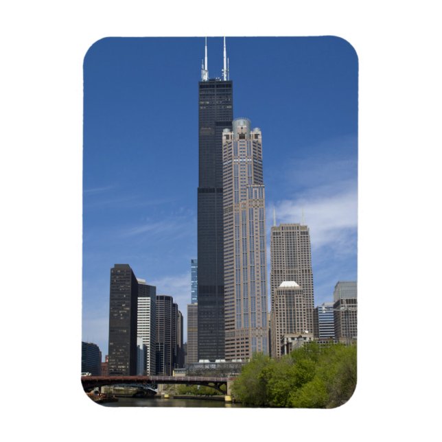 Willis Tower (ehemals der Sears Tower) Magnet (Vertikal)