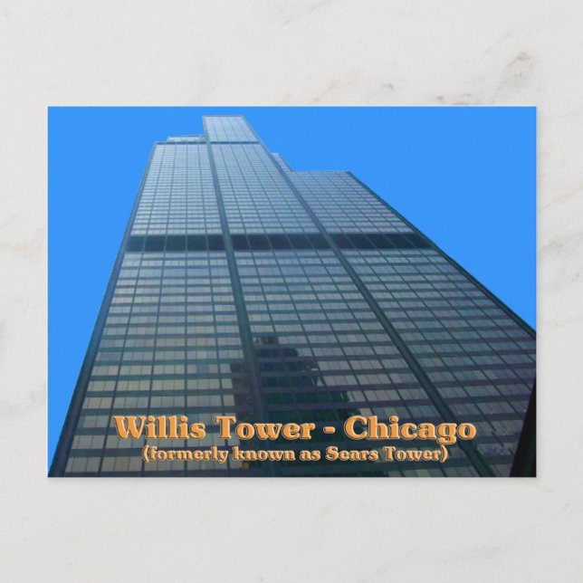 Willis Tower - Früher als der "Sears Tower" bekann Postkarte (Vorderseite)