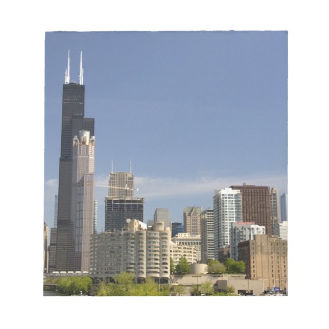 Willis Tower, früher als der "Sears Tower" bekannt Notizblock (Vorderseite)