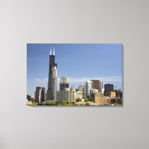 Willis Tower, früher bekannt als der Sears Tower Leinwanddruck