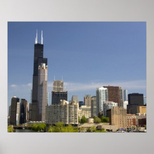 Willis Tower, früher bekannt als der Sears Tower Poster