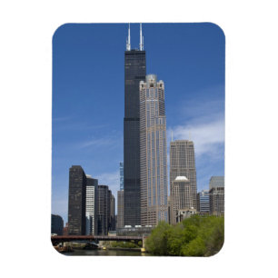 Willis Tower (früher der Sears Tower) Magnet