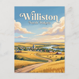 Williston, North Dakota Postkarte