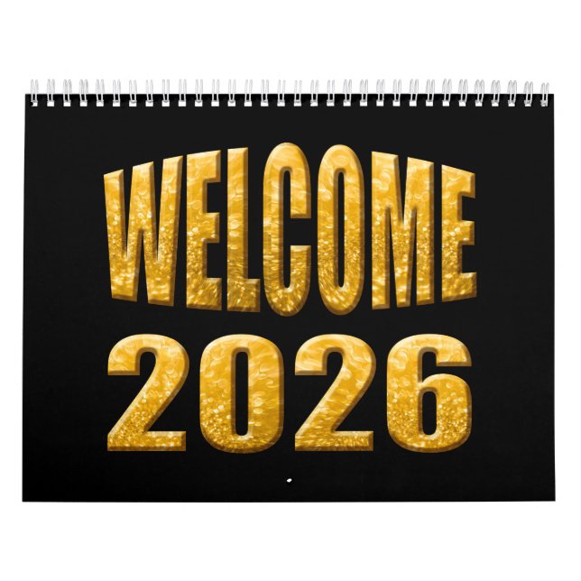 Willkommen 2026 kalender (Titelbild)