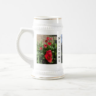 Willkommen 2026 Stein von RoseWrites Bierglas