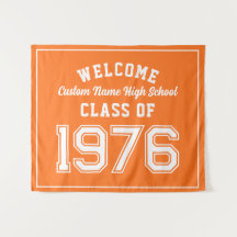 Willkommen Abschlussklasse 1976, Orange-Abschlussf