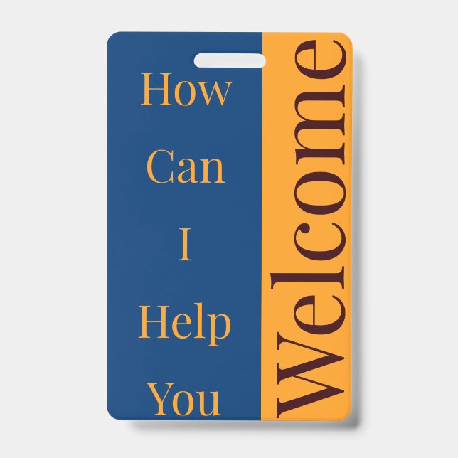 Willkommen Abzeichen Ausweis (Vorderseite)