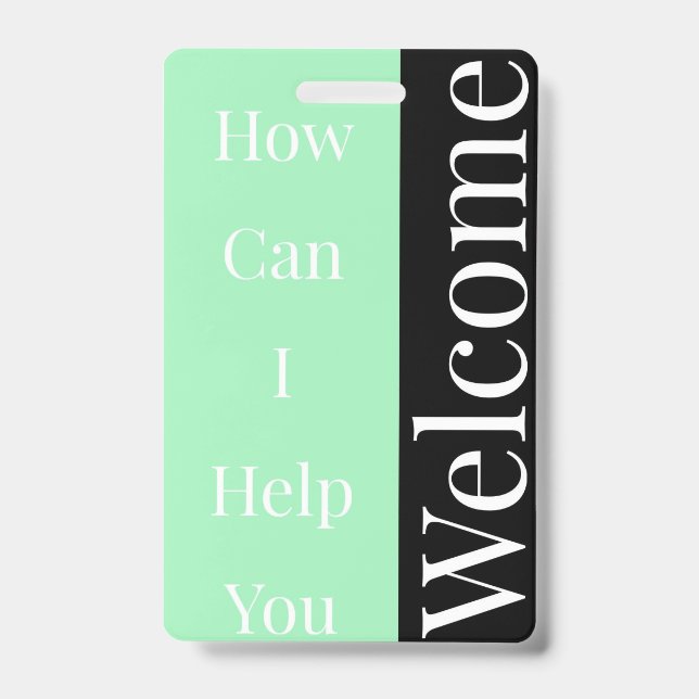 Willkommen Abzeichen Ausweis (Vorderseite)