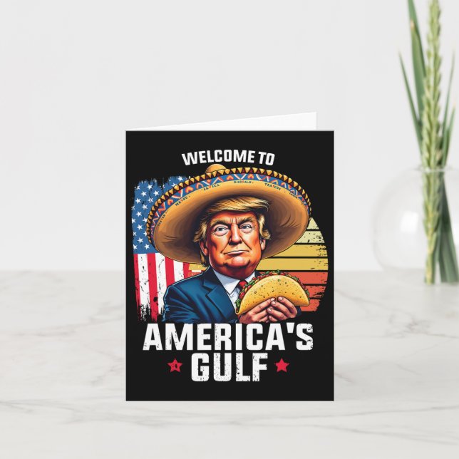 Willkommen am Golf von Amerika Karte (Vorderseite)