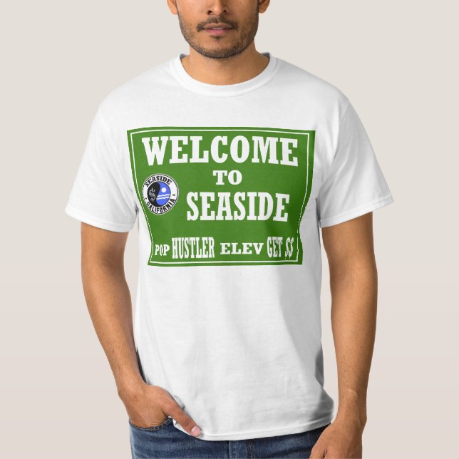 Willkommen am Meer — T - Shirt (Vorderseite)