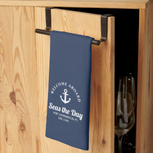 Willkommen an Bord des Schiffes Geschirrtuch