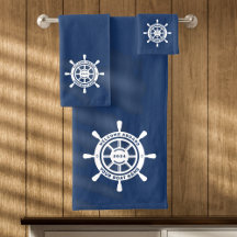 Willkommen an Bord Navy Blau Benutzerdefinierter S