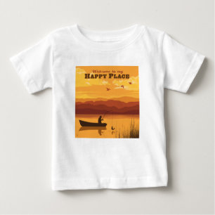 Willkommen an meinem glücklichen Ort Baby T-shirt