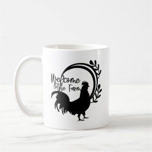 Willkommen auf dem Bauernhof Hahn Kaffeetasse