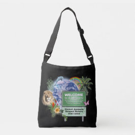 Willkommen auf dem Planeten Erde Tragetaschen Mit Langen Trägern