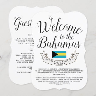 Willkommen auf den Bahamas Benutzerdefinierte De Einladung