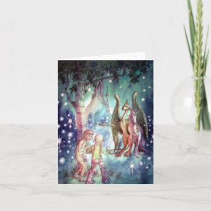 Willkommen auf der Fairyland Note Card Karte