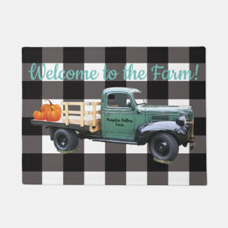Willkommen auf der Farm Vintage-LKW-Türmatte Karie Fußmatte