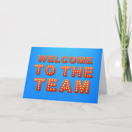 Willkommen auf der Grußkarte des Teams Karte