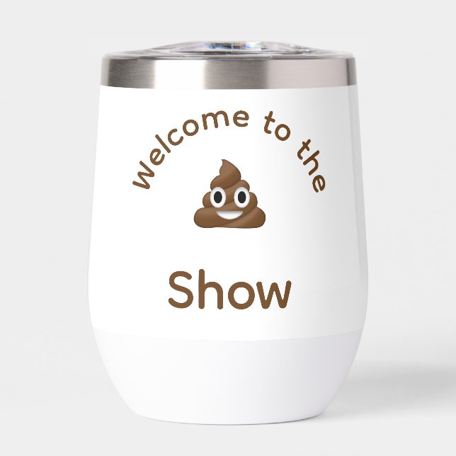 Willkommen auf der Poo Emoji Show Personalisiert (Vorderseite)