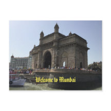 Willkommen auf der Postkarte von Mumbai