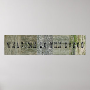 Willkommen auf der Veranda Poster