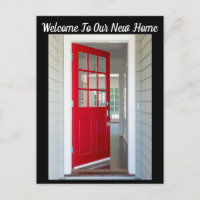 Willkommen auf unserer neuen Zuhause Red Door Post