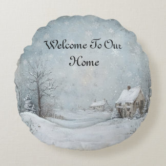 Willkommen auf unserer Personalisierten Zuhause Rundes Kissen