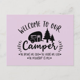 Willkommen auf unserer Postkarte für Camper